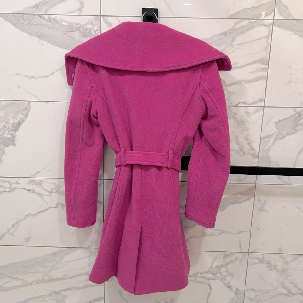 Coach Belted Wool Coat size Medium - Picture 3 of 9